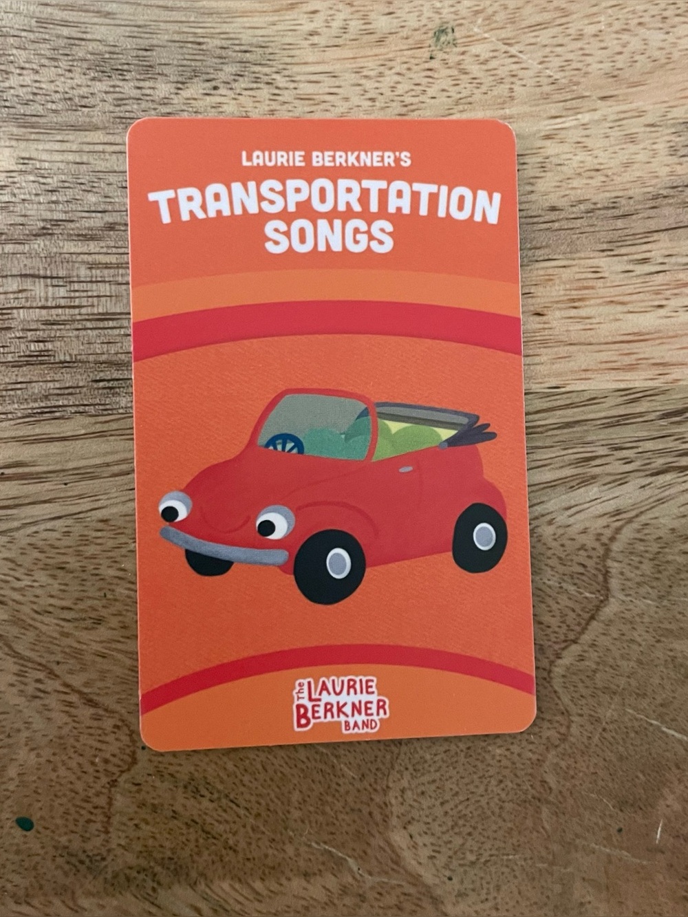 Yoto Card | Laurie Berkner's Transportation Songs